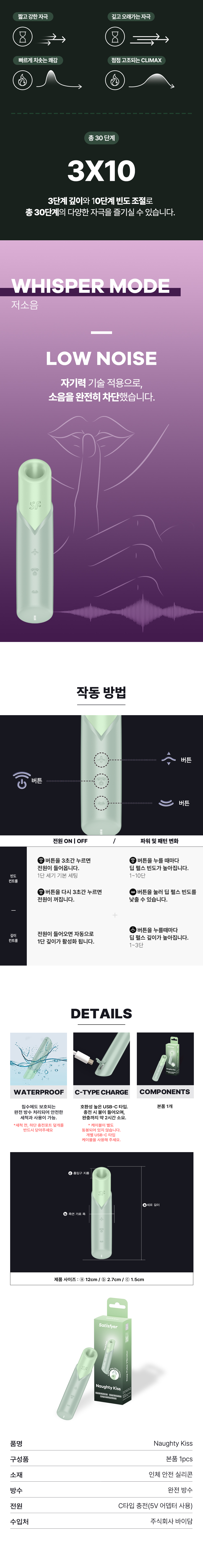 새티스파이어 키스 NAUGHTY KISS 상세 이미지 7