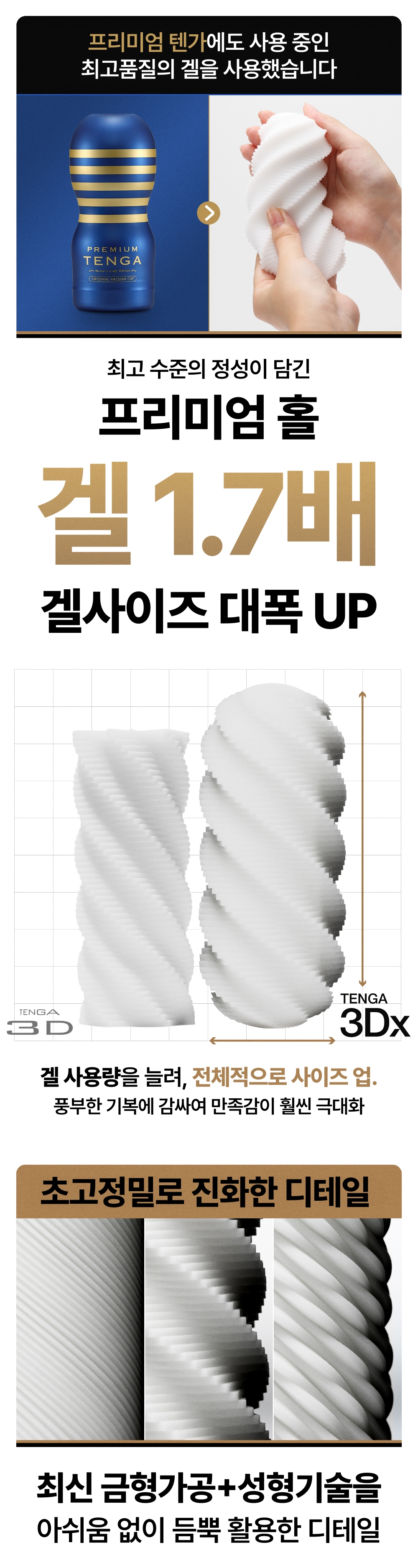 텐가 3Dx 플로우 스파이럴 젠 상세 이미지 2