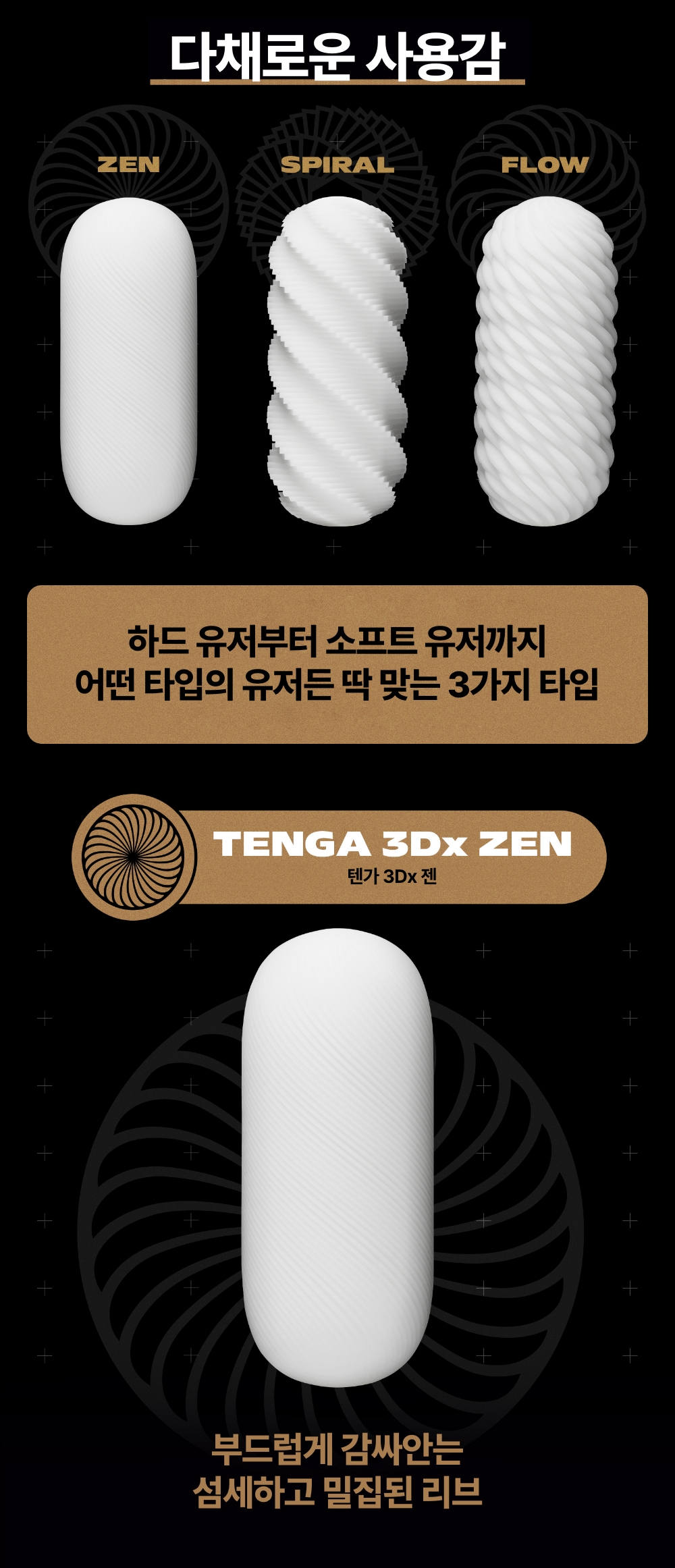 텐가 3Dx 플로우 스파이럴 젠 상세 이미지 5