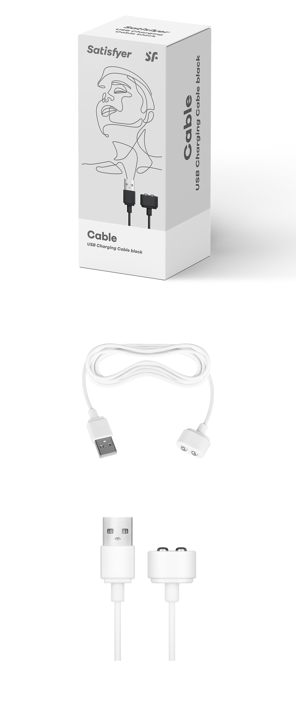 새티스파이어 USB 충전 케이블 정품 White 상세 이미지 1