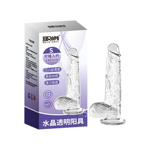 클리어 흡착딜도 이미지 2
