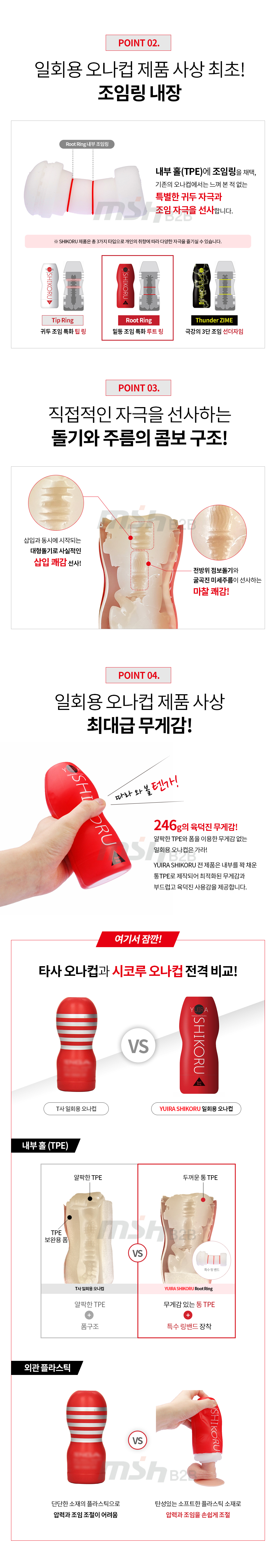 케이엠피 유이라 시코루 루트 링 (스텐다드 일회용) 상세 이미지 3