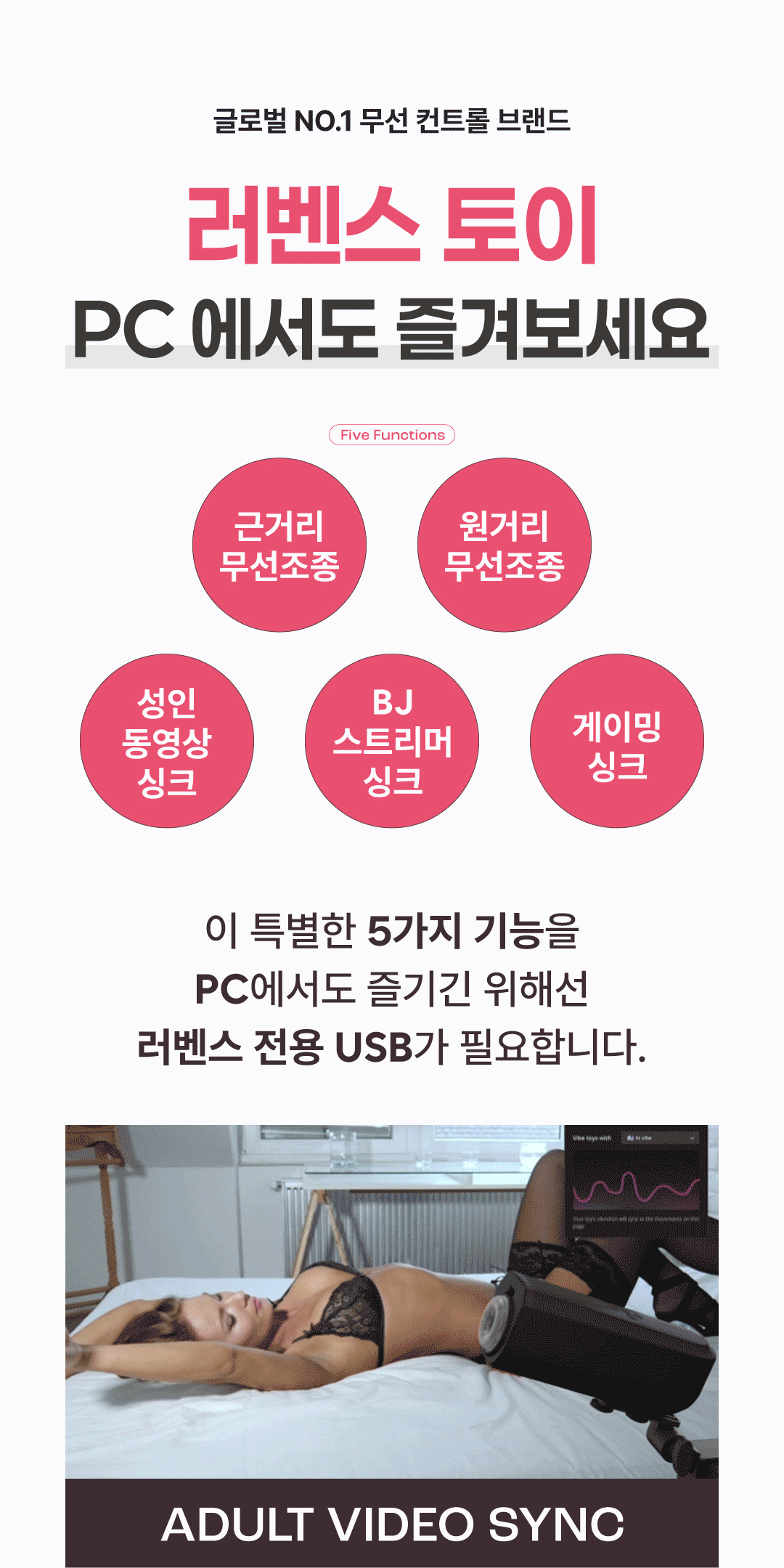 러벤스 USB 블루투스 어댑터 무선 동글 상세 이미지 1