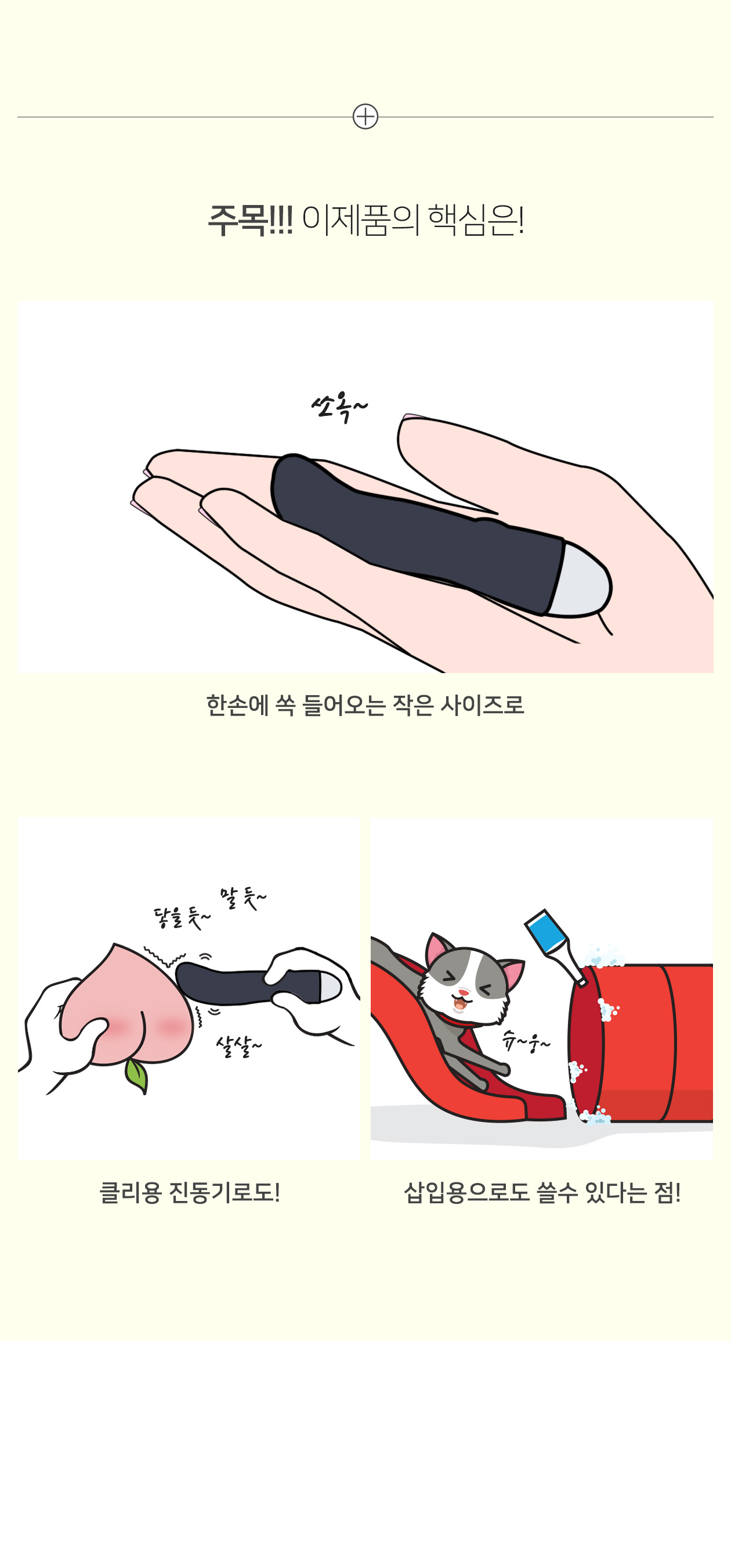 MINI VIBRATOR LSB003 BLACK 상세 이미지 4