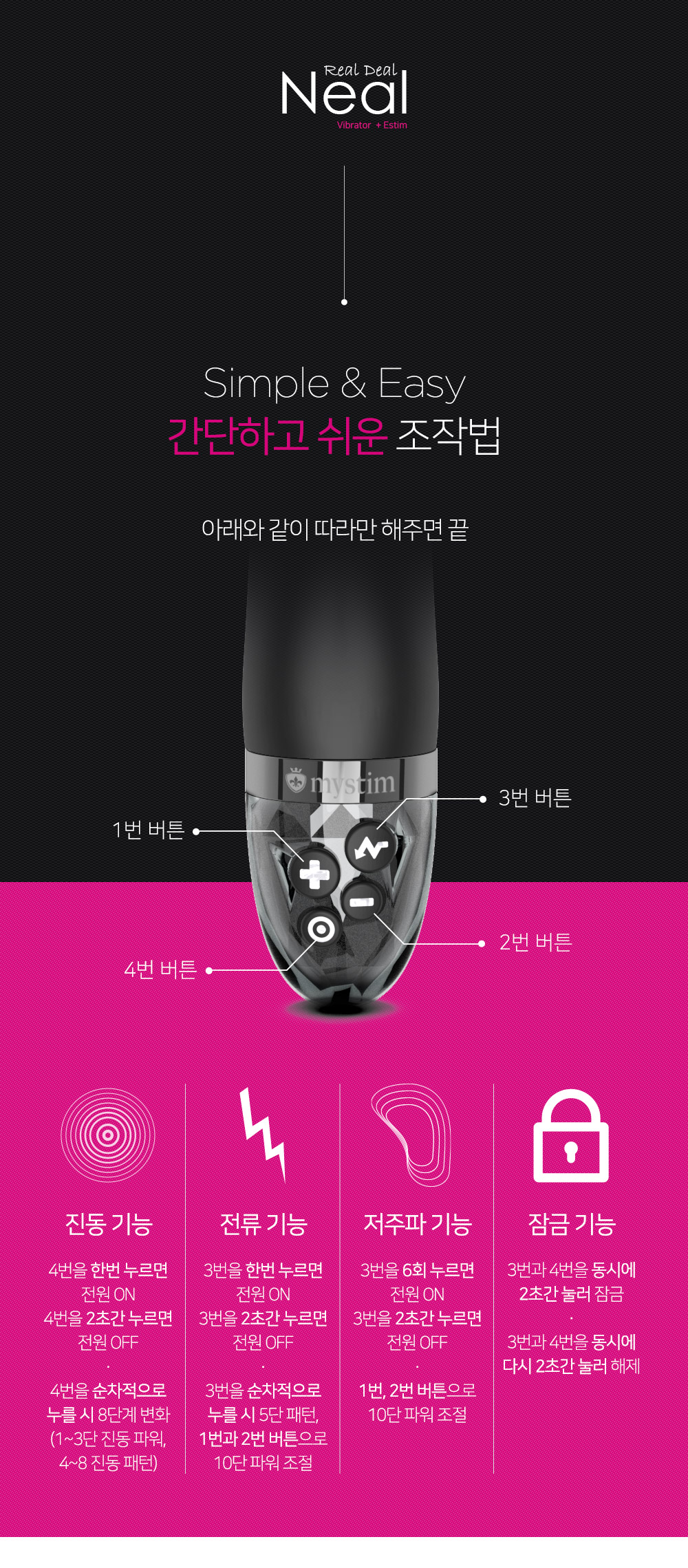 미스팀 REAL DEAL NEAL ESTIM VIBRATOR 상세 이미지 6
